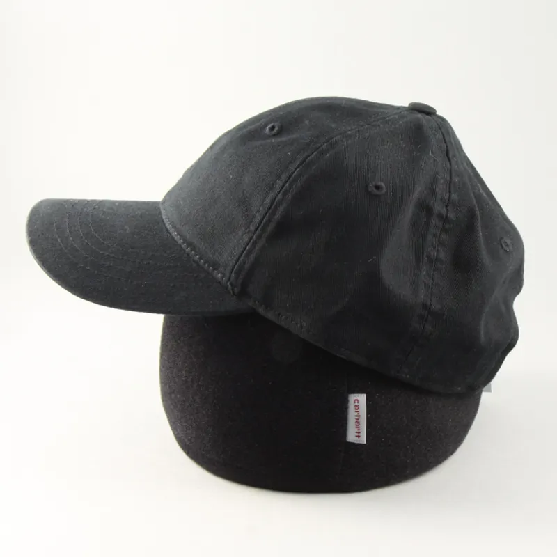 Carhartt WIP Madison Logo Cap - Black-1